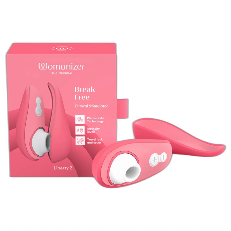 Womanizer - liberty 2 clitoris stimulator & suction pink 13