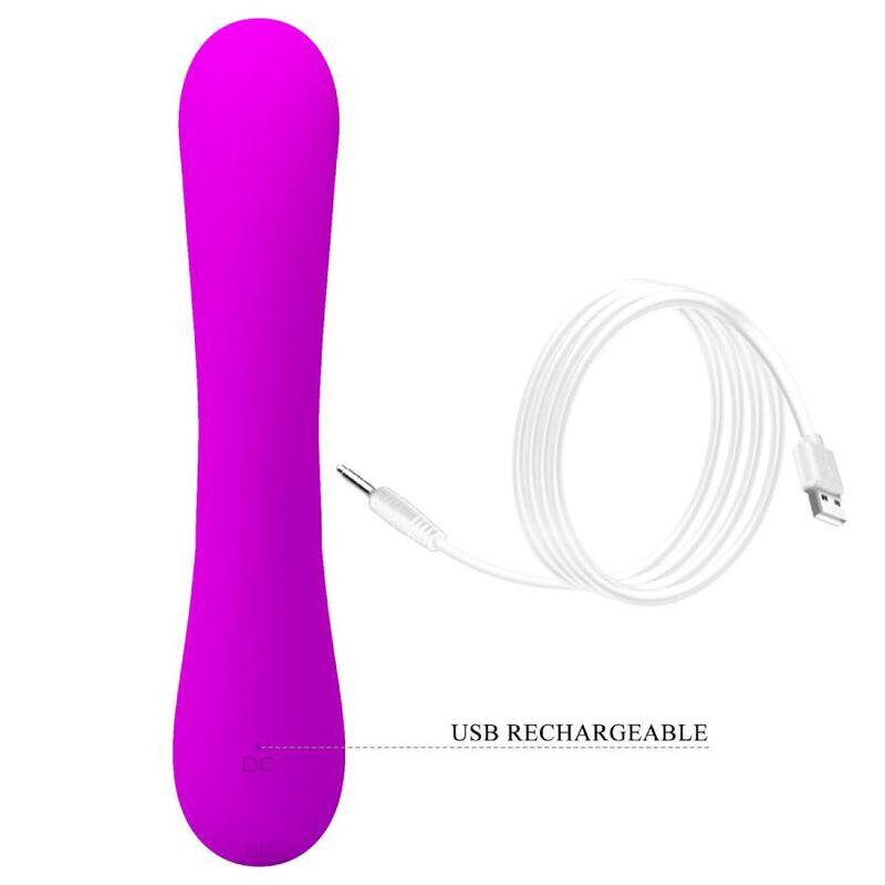 Pretty Love - Sincere Silicone Vibrator And Stimulator Purple