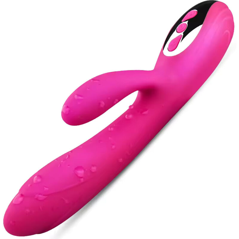 Armony - flexible vibrator & stimulator with fuchsia heat effect 4