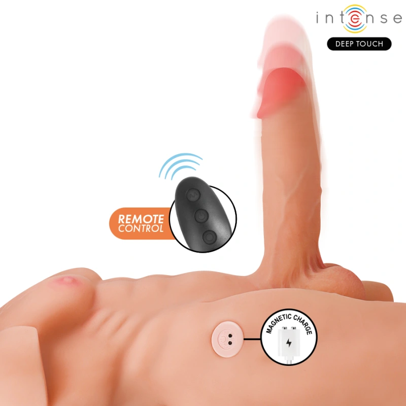 Intense deep touch - marty torso with anus and realistic dildo with pushing and vibration 3