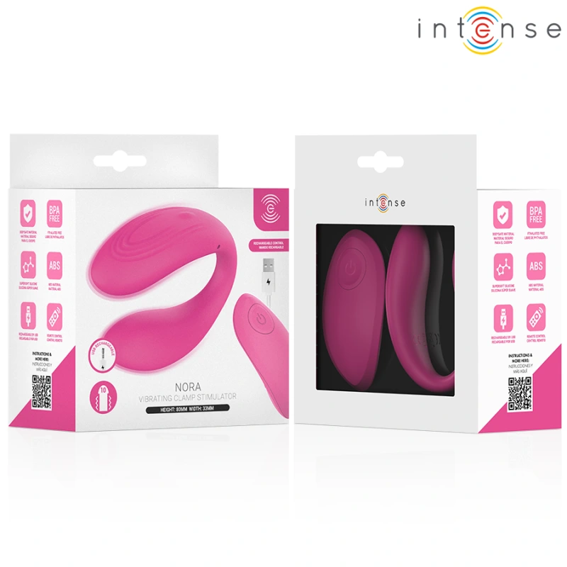 Intense - nora vibrating clamp stimulator pink 4