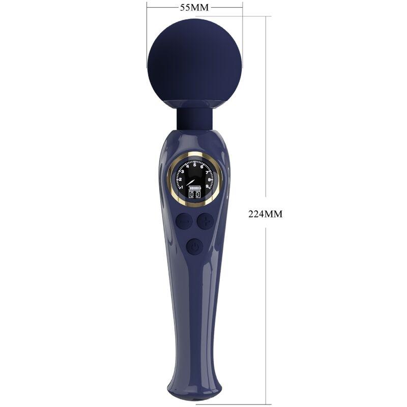 Pretty Love - Skyler Vibrator Wand Blue 4