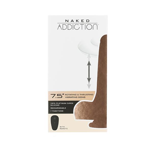 Naked Addiction - 7.5 Inch Rotating & Thrusting & Vibrating