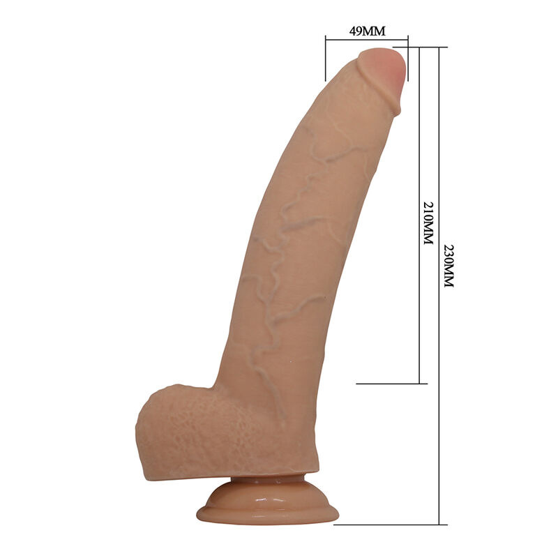 Pretty love - fabian flexible dildo with suction cup flesh 4