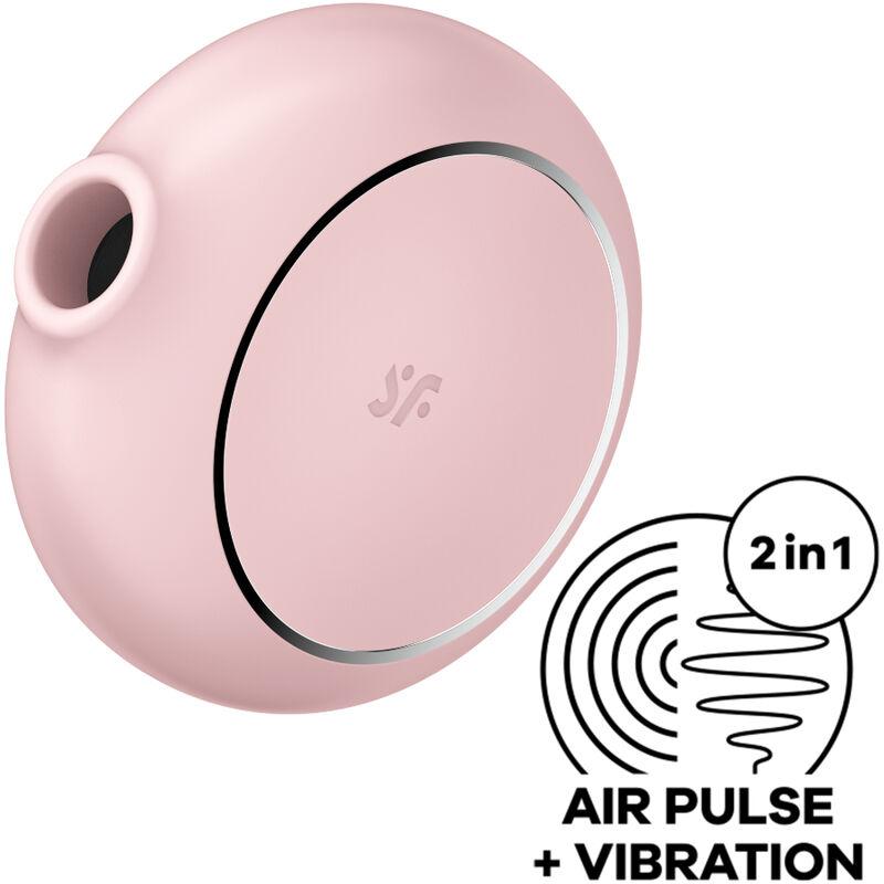 Satisfyer Pro To Go 3 Air Pulse Stimulator & Vibrator - Pink
