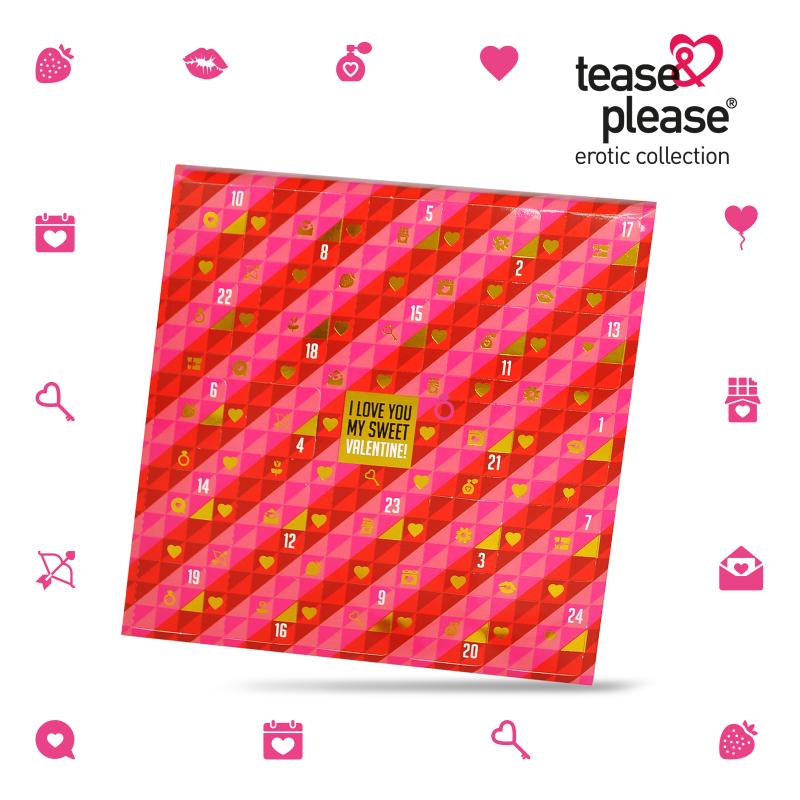 Tease & Please - Valentine Advent Calendar (Nl-De-En-Fr-Es-It-Pl-Ru-Se-No)