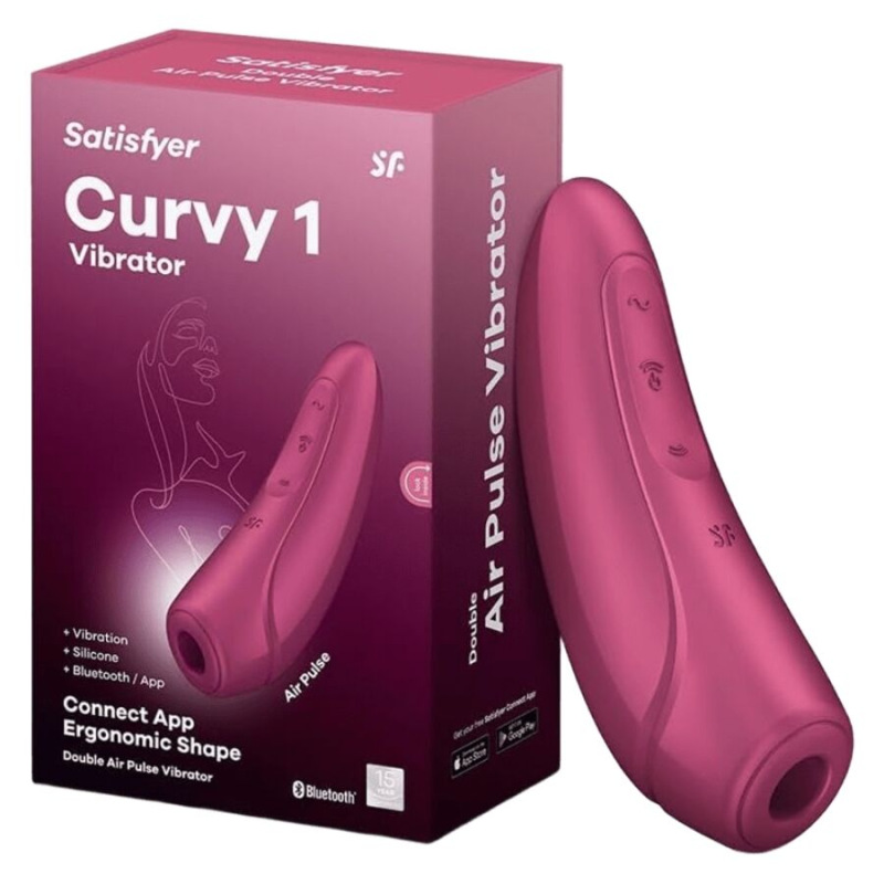 Satisfyer - curvy 1 + red pink