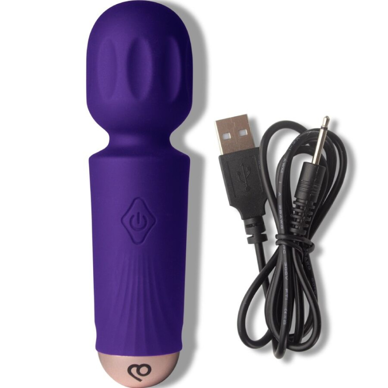 Rocks-off - mini rechargeable wand 16 functions violet dream 3