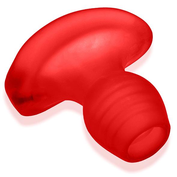 Oxballs - Glowhole-2 Hollow Buttplug With Led Insert Red Morph Large 12