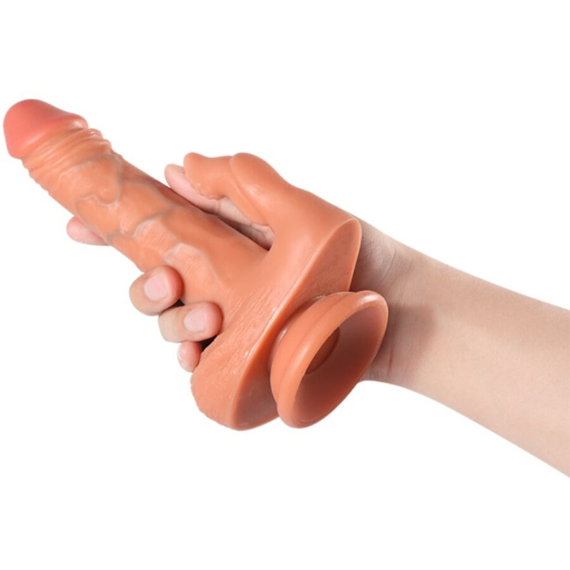 Shequ - julian dildo and clitoris stimulator with vibration and remote control 16 cm 7