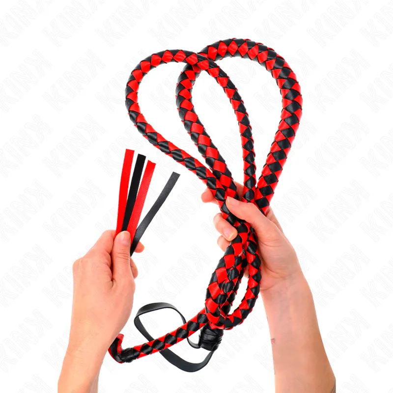 Kink - Red Long Snake Whip 210 Cm 3