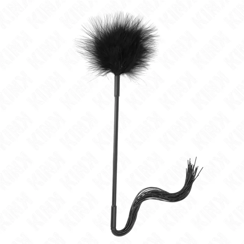 Kink - Silicone Whip With Feathers For Tickle 47 Cm