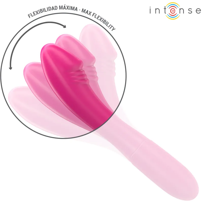 Intense - belinda vibrator 19 cm flexible 10 vibrations pink 3