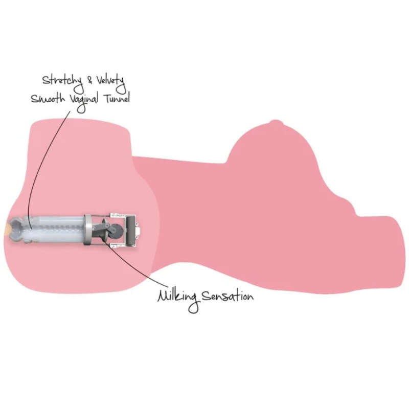 Hidden desire - horny milking bitch female masturbator torso 10 kg 5