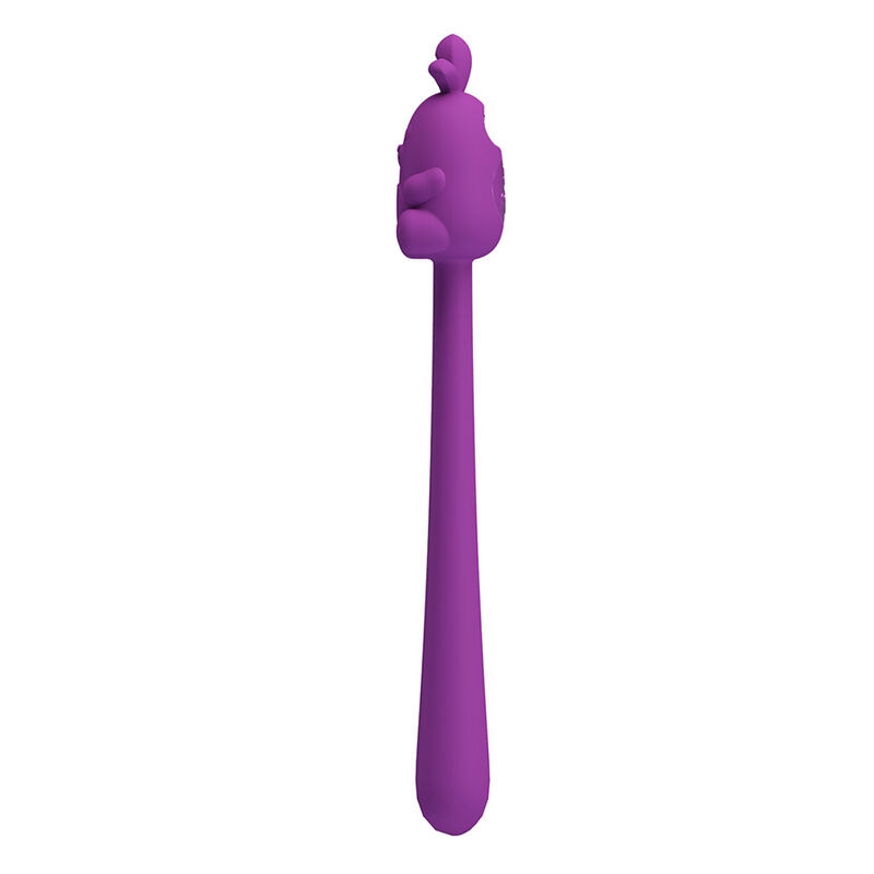 Pretty love - cute bunny flirting stick flexible vibrator usb rechargeable purple 3