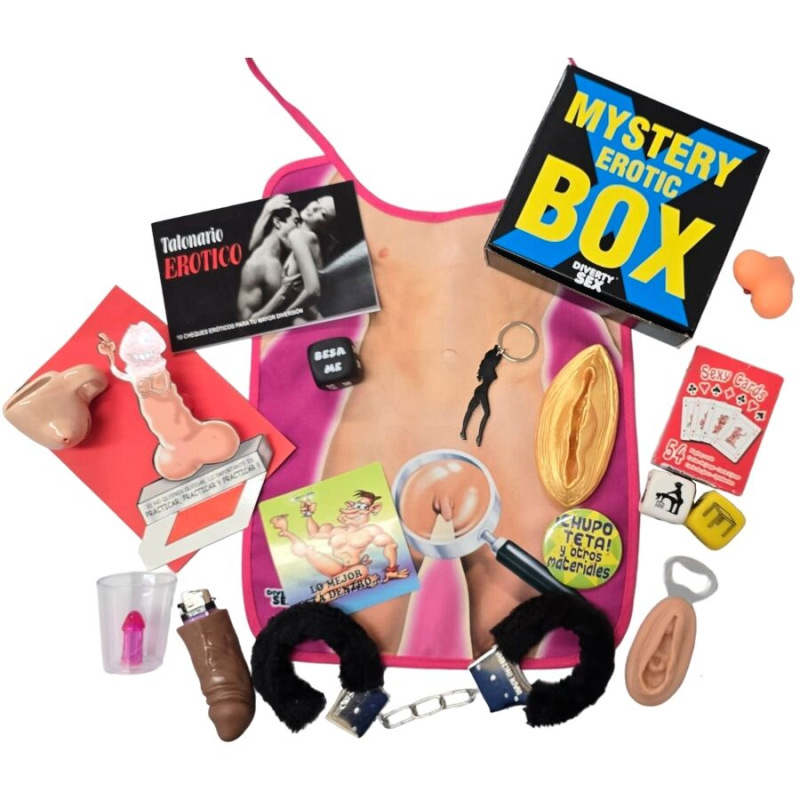 Diablo picante - mystery erotic box for him 15 x 15