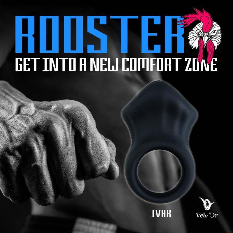 Velv'or - Rooster Ivar Knot Design Cock Ring