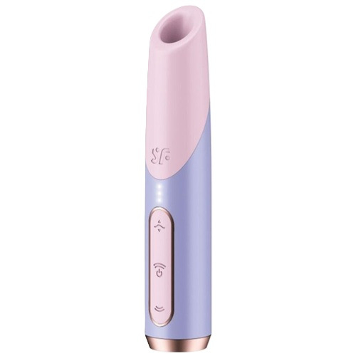 Satisfyer - bold kiss wave clitoris stimulator pink / violet