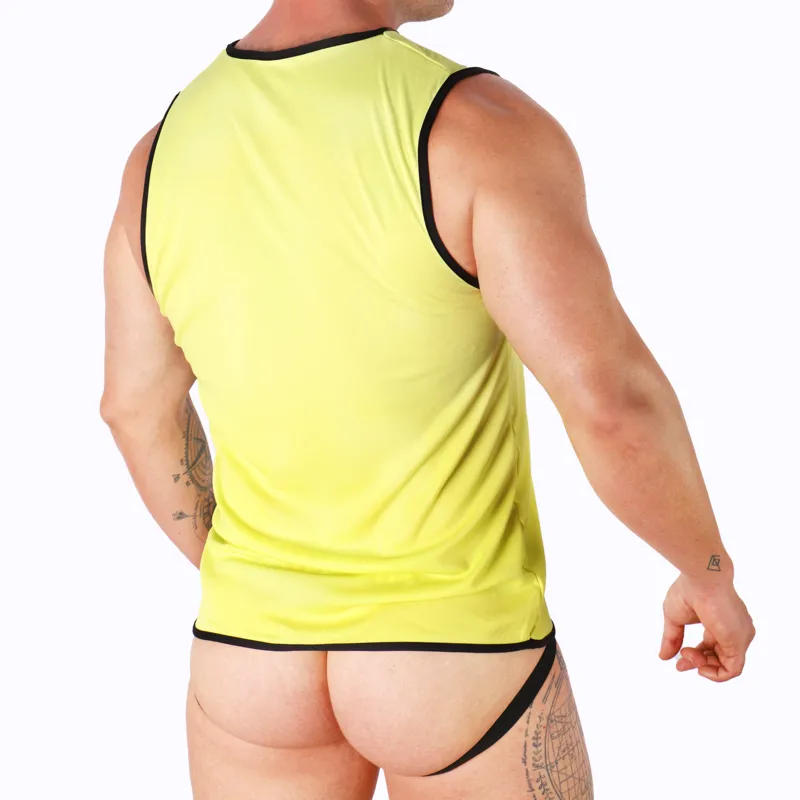 Macho Yellow Shirt S/M 1