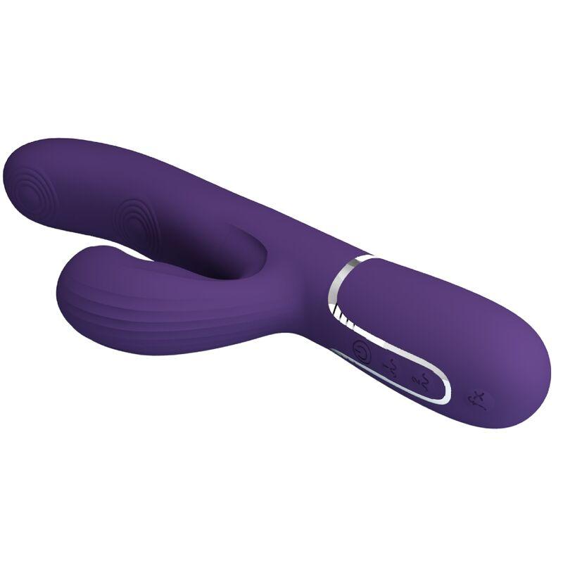 Pretty Love - Perlita G-Spot Vibrator 3 In 1 Multifunction Purple 5