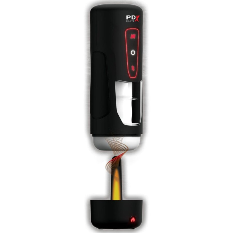 Pdx elite - milk me hotter automatic masturbator with thrusting and heat effect vibration 1