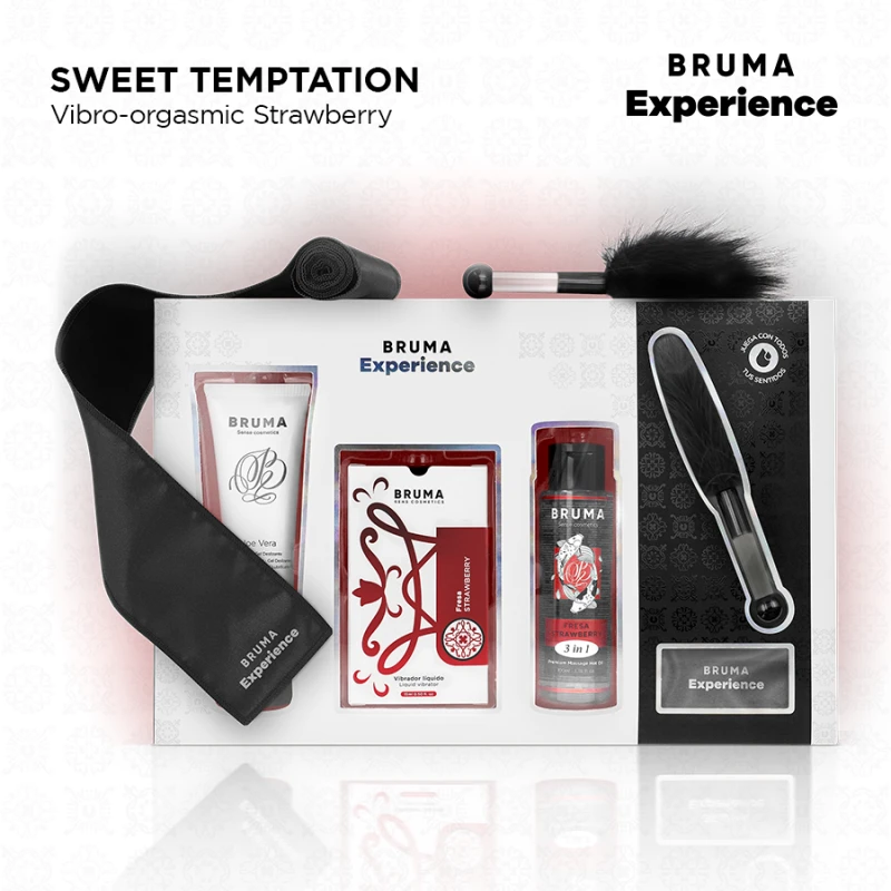 Bruma xperience - sweet strawberry vibro-orgasmic temptation kit 1