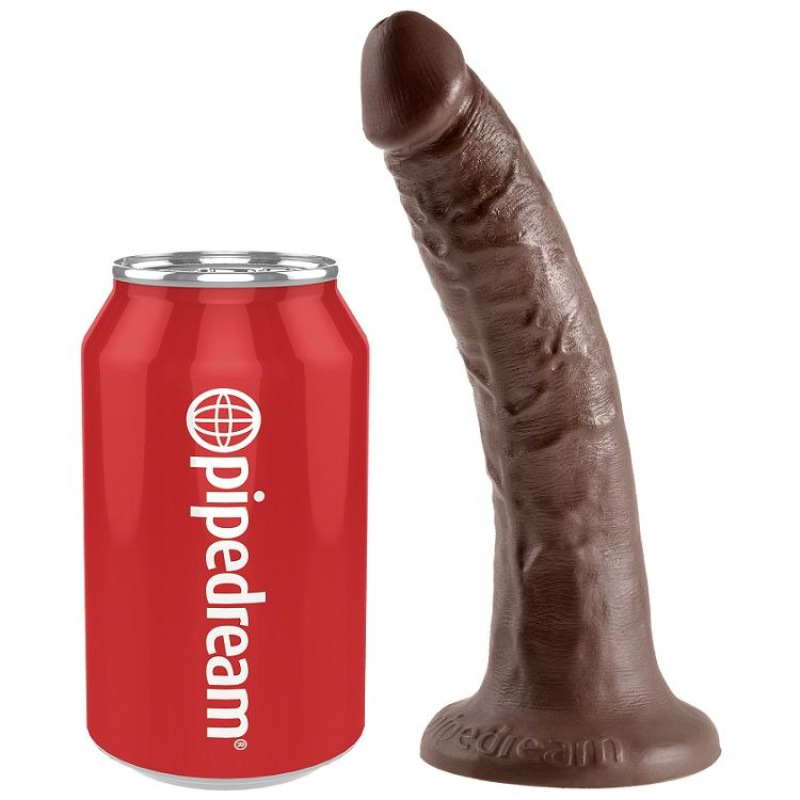King cock - 7 dildo chocolate 17.8 cm 2