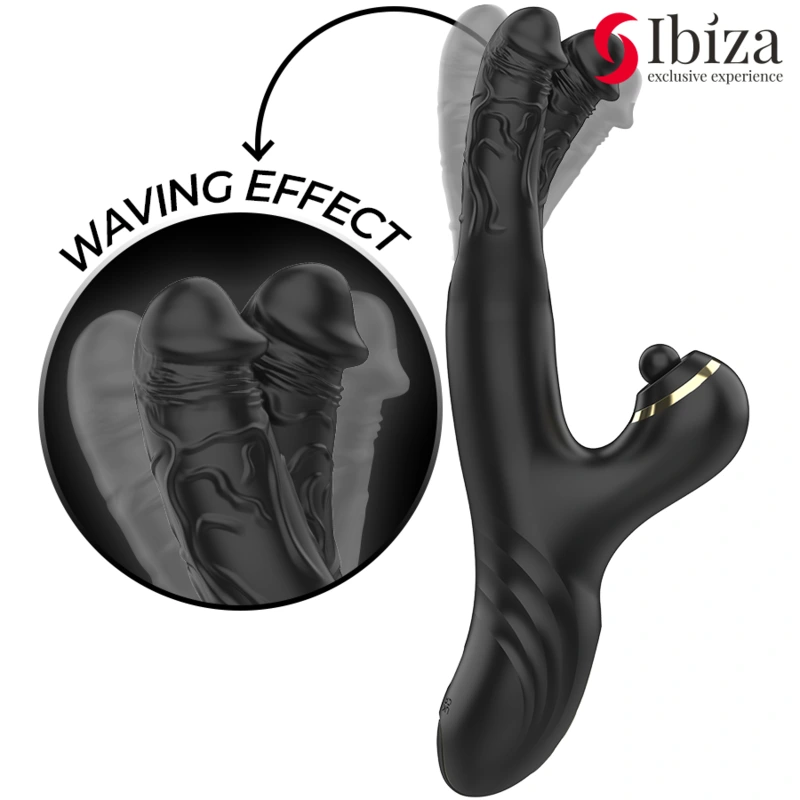 Ibiza - two dragons double vibrator black 1