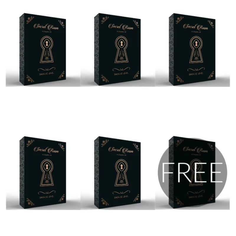 Secret Room Pleasure Kit Bronze Level 1 Pack 5+1 Free