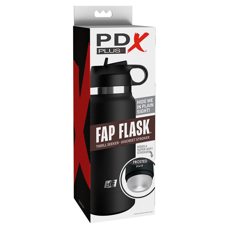 Pdx plus - fap flask bottle discret stroker clear model 1