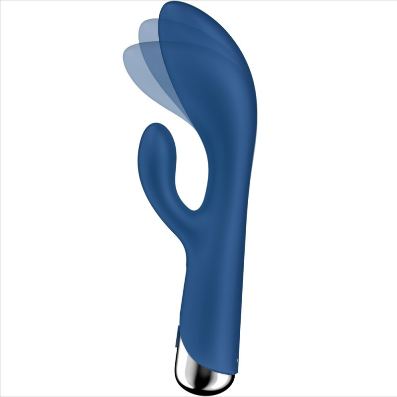 Satisfyer - spinning rabbit 1 clitoris and g-spot stimulation blue 4