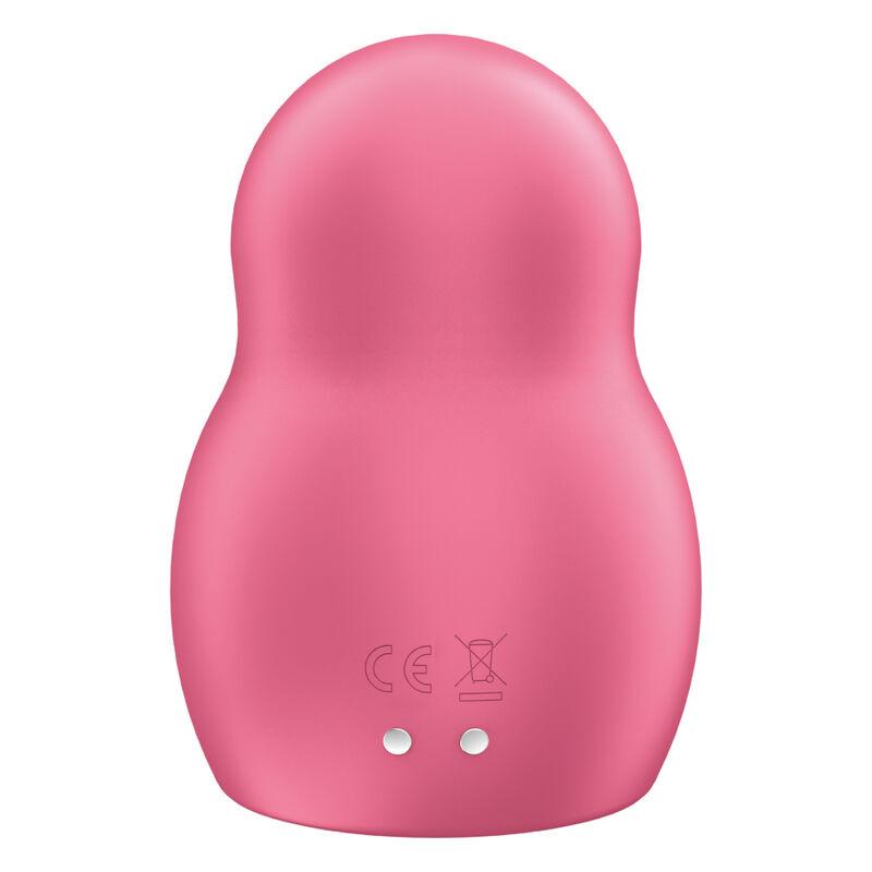 Satisfyer Pro To Go 1 Double Air Pulse Stimulator & Vibrator - Red - Stimulátor Klitorisu