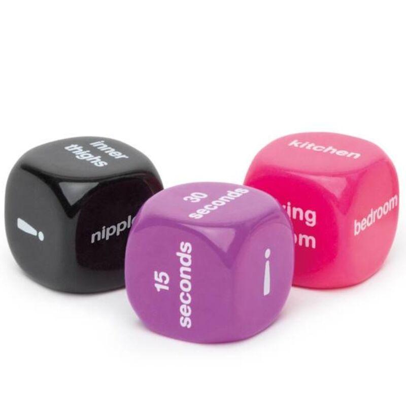 Happy Rabbit Couple's Dice (English)