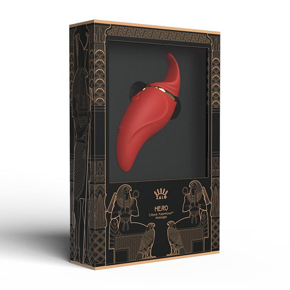 Zalo - Hero Clitoral Pulsewave Vibrator Wine Red 5