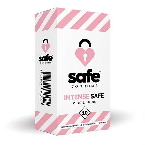 Safe - Condoms Ribs & Nobs 10 Pcs