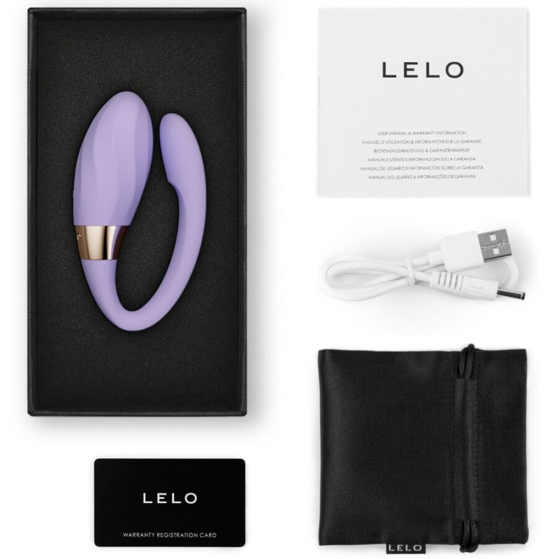 Lelo - tiani twist couples vibrator lavender 1
