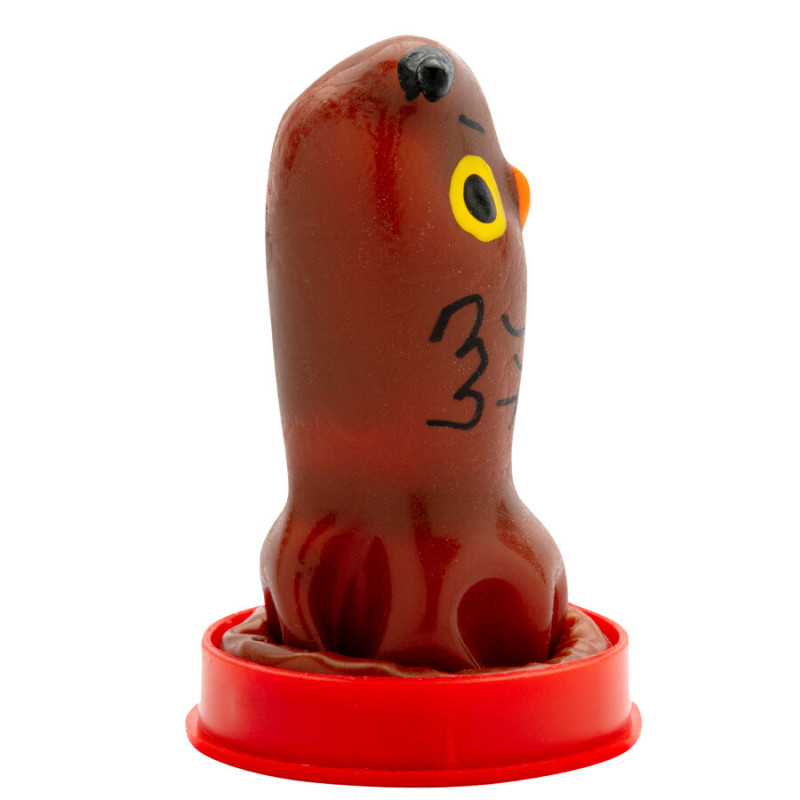 Condomerie - handpainted novelty condoms owl 1