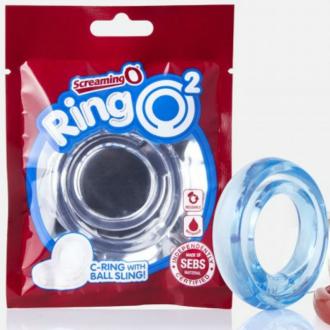 Screaming O Ring O2 Double Ring Penis And Testicles Blue