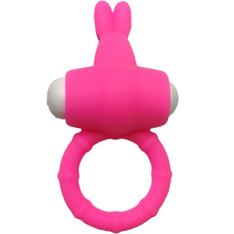 Armony - ms bunny vibrator ring silicone pink 4