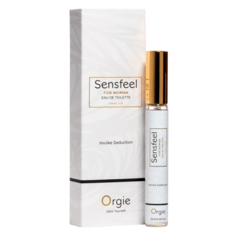 Orgie - sensfeel eau de toilette with pheromone booster travel size for women 10 ml 3