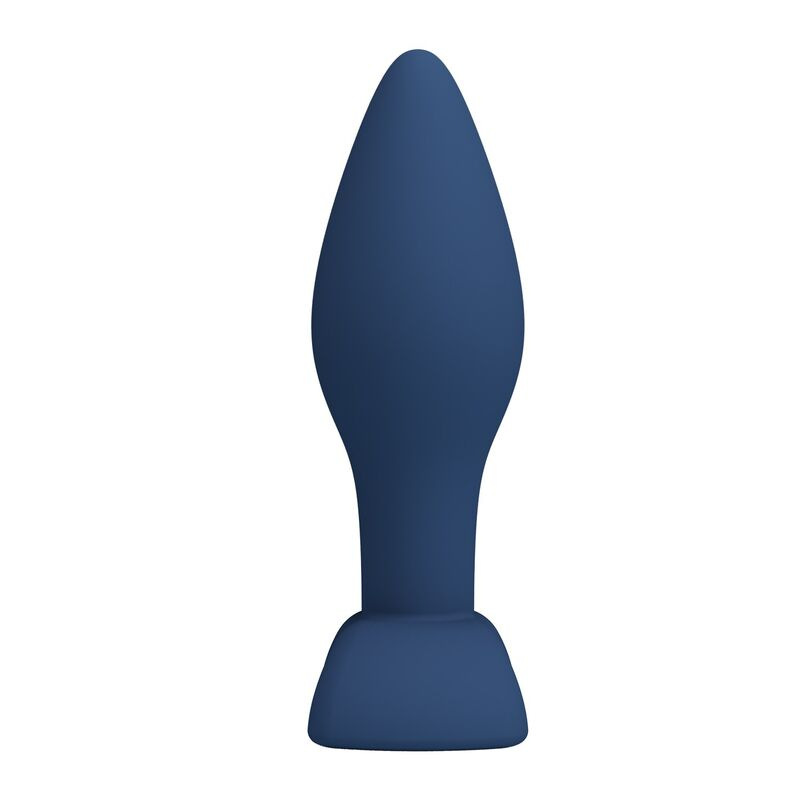Mr play - tapered silicone anal plug blue m 4