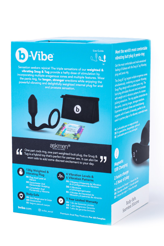 B-Vibe - Vibrating Snug & Tug M 7