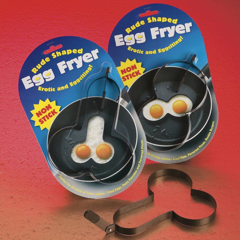 Rude Shaped Egg Fryer Boobs