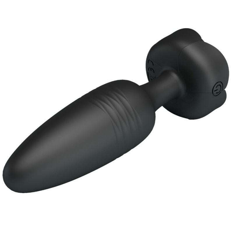 Pretty love - tarion anal plug with led light black 12.5 cm 4