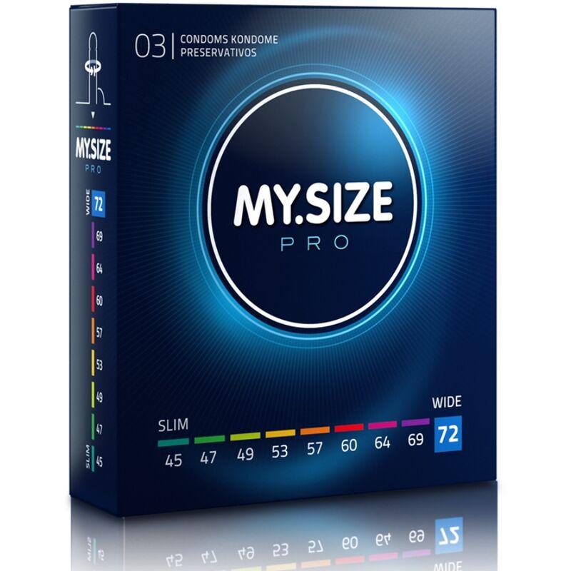 My Size Pro Condoms 72 Mm 3 Units - Kondómy