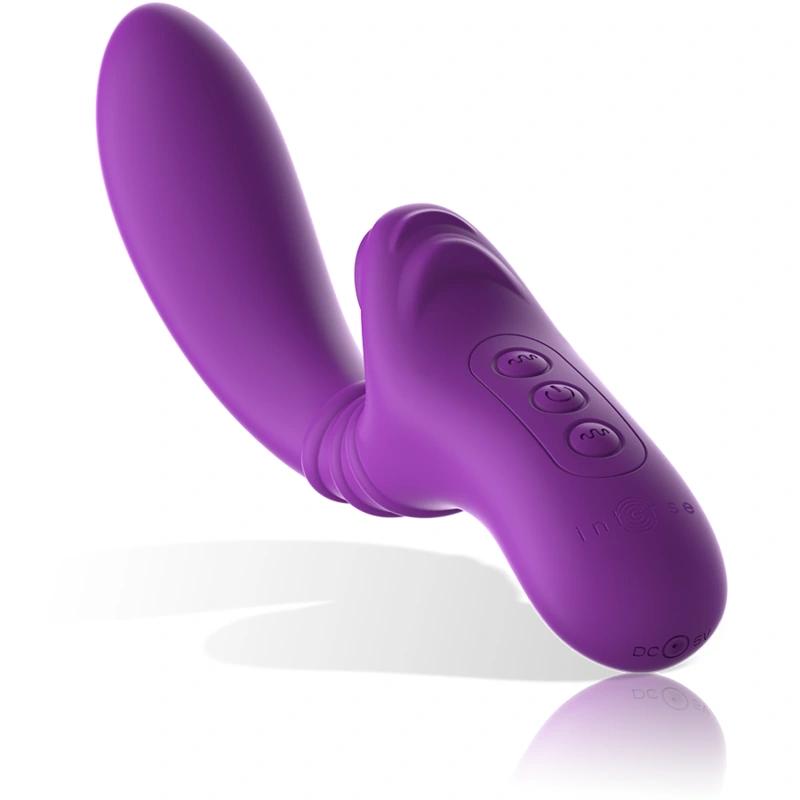 Intense - harry flexible vibrator with purple tongue 3