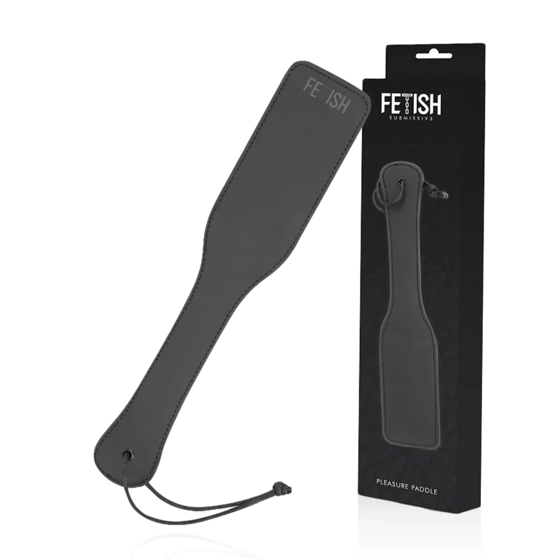 Fetish Submissive Black Paddle With Stitching - Plácačka 4