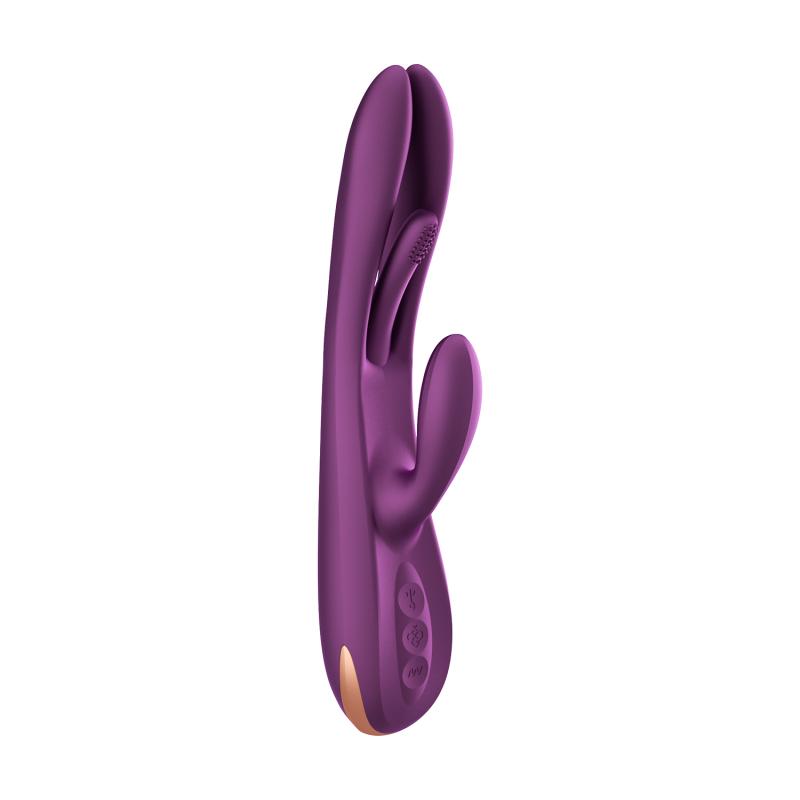 Honeyplaybox - Terri App-Controlled Kinky Finger Tapping Rabbit Vibrator Purple