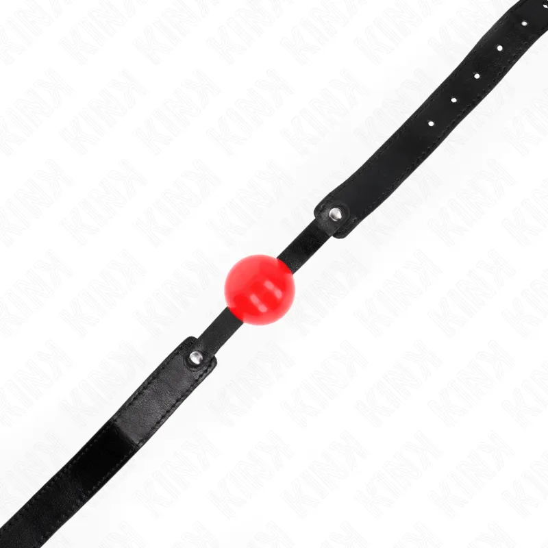 Kink - Soft Tpe Ball 4 Cm Gag Model 1 66 X 2.5 Cm Adjustable 41-61 Cm