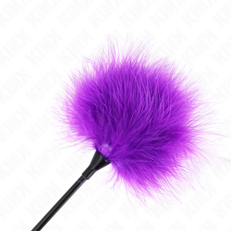 Kink - Purple Tickle Feathers Used For The Bondage Kit 27 Cm 4